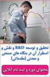 تحقیق و توسعه R&D و نقش و استقرار آن در بنگاه های صنعتی و معدنی (مقدماتی)||||302||||خبرنامه آموزشی اردیبهشت ماه